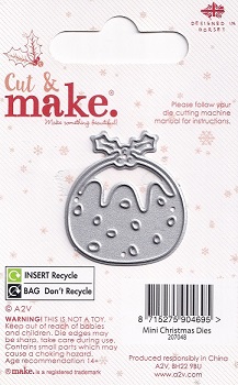 Cut & Make - Christmas Pudding Mini Die - Image 2