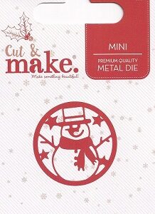 Cut & Make - Christmas - Snowman Bauble Mini Die