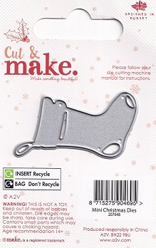 Cut & Make - Christmas Stocking Mini Die - Image 2