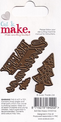 Cut & Make - Festive Happy Christmas Dies - Image 2