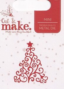 Cut & Make - Filigree Christmas Tree Mini Die