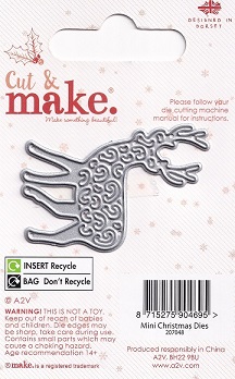 Cut & Make - Filigree Reindeer Mini Die - Image 2