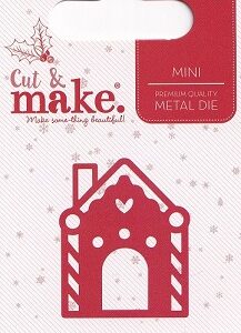 Cut & Make - Mini Sentiment Die - Gingerbread House