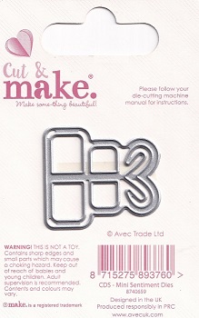 Cut & Make - Mini Sentiment - Present Die - Image 2