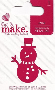 Cut & Make - Mini Sentiment - Snowman Die