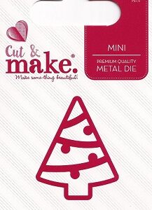 Cut & Make - Mini Sentiment - Tree With Baubles