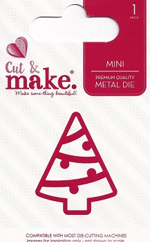 Cut & Make - Mini Sentiment - Tree With Baubles