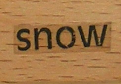 Debbi Moore - Snow Wood Mounted Rubber Stamp