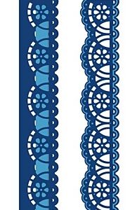 Die'sire Classiques Ribbon Threading Metal Die - Elegance
