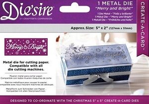Die'sire - Create A Card - Merry & Bright