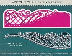 Die'sire - Edgeables Die - Lattice Flourish