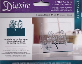 Die'sire - Edge'ables Metal Dies - Game, Set, Match