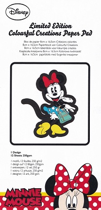 Disney - Minnie Mouse Die & Colour Creations Pad - Image 3