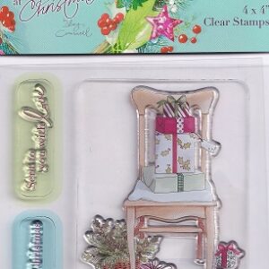 Docrafts - At Christmas - Chair Acrylic Stamp