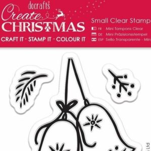 Docrafts - Create Christmas Bells Mini Clear Stamp
