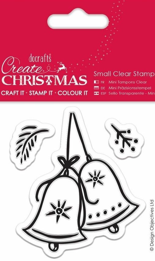 Docrafts - Create Christmas Bells Mini Clear Stamp