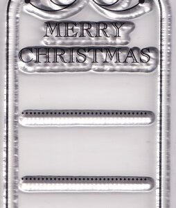 Docrafts - Create Christmas Merry Christmas Tag Mini Clear Stamp