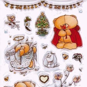 Docrafts - Forever Friends Christmas Bells Clear Stamps