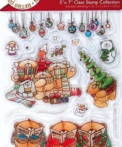 Docrafts - Forever Friends Comfort & Joy Clear Stamps