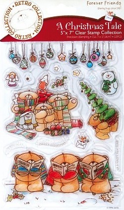 Docrafts - Forever Friends Comfort & Joy Clear Stamps
