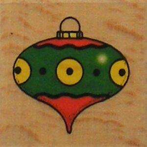 Docrafts - Whispers Christmas Bauble 1 Wood Mounted Rubber Stamp