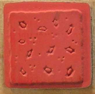 Docrafts - Whispers Holly Pattern Wood Mounted Rubber Stamp - Image 2