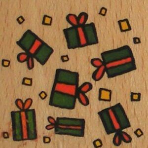 Docrafts - Whispers Presents Wood Mounted Rubber Stamp
