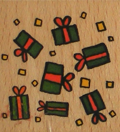 Docrafts - Whispers Presents Wood Mounted Rubber Stamp