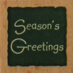 Docrafts - Whispers Rubber Stamp - Season's Greetings