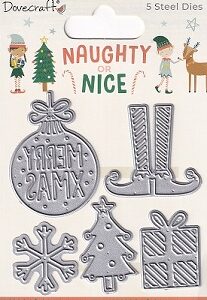 Dovecraft - Naughty Or Nice Steel Cutting Die Set