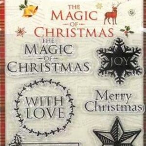 Dovecraft - The Magic Of Christmas Sentiment Stamps