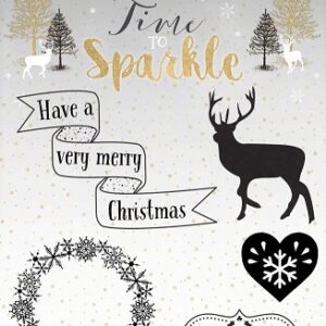 Dovecraft - Time To Sparkle Clear Stamps