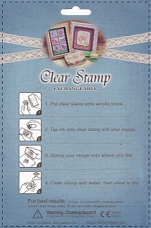 Evolution Ltd - Clear Acrylic Stamp Set - Floral Fancies (8 Pieces) - Image 3