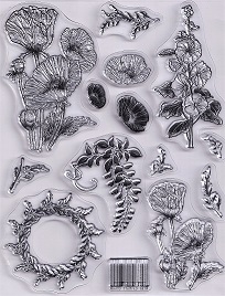 Evolution Ltd - Clear Acrylic Stamp Set - Flower Festival (14 Pieces) - Image 2