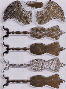 Evolution Ltd - Clear Acrylic Stamp Set - Mannequins (7 Pieces) - Image 2