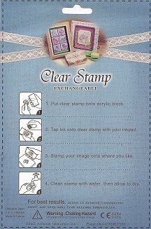 Evolution Ltd - Clear Acrylic Stamp Set - Ornate Background (3 Pieces) - Image 3