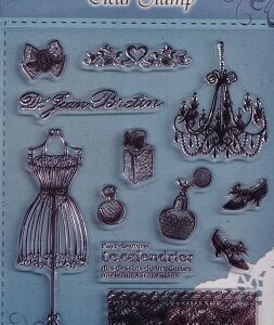 Evolution Ltd - Clear Acrylic Stamp Set - The Boudoir (12 Pieces)