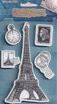 Evolution Ltd - Cling Stamp Set - Travel (5 Pieces)