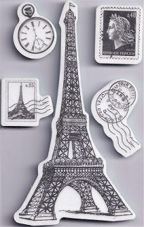 Evolution Ltd - Cling Stamp Set - Travel (5 Pieces) - Image 2