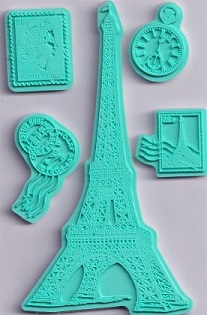 Evolution Ltd - Cling Stamp Set - Travel (5 Pieces) - Image 3