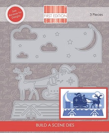 First Edition - Build A Scene Dies - Christmas Sky