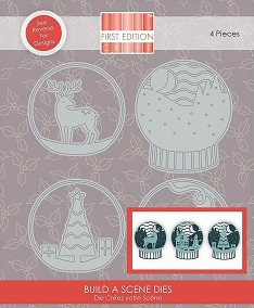 First Edition - Build A Scene Dies - Snowglobe Deer