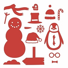 First Edition - Build A Scene Dies - Snowman - Image 2
