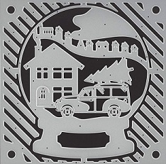 First Edition - Craft A Card Die - 6" x 6" Snowglobe - Image 2