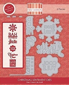 First Edition Dies - Christmas Sentiments