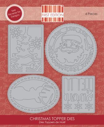 First Edition Dies - Christmas Toppers Dies