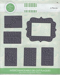 First Edition - Interchangeable Die-Cut Plaques
