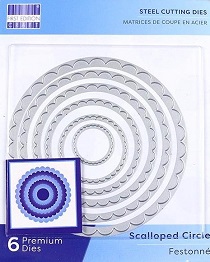 First Edition - Scalloped Circle Dies