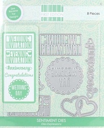 First Edition - Wedding Sentiments Die Set