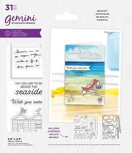 Gemini - Beach Day Stamp And Die Set
